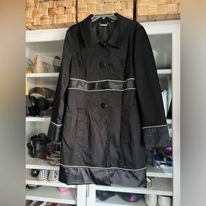 Black & White Dress Coat
